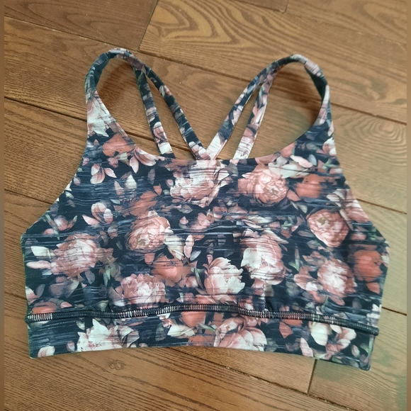 Lululemon Energy Bra Nulux, Peony, Size 4 - Picture 5 of 8